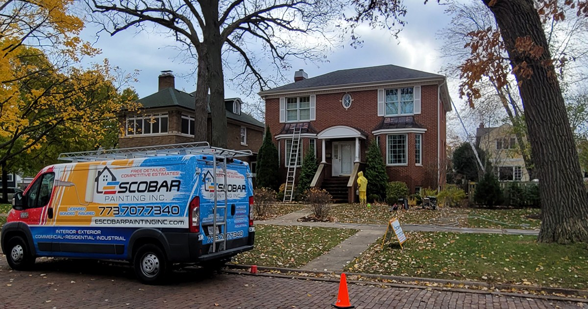 Exterior House Painting in Wilmette